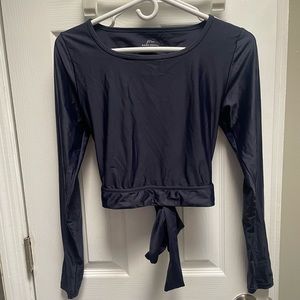 J Crew SM open back rash gaurd